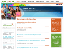 Tablet Screenshot of iklub.sk